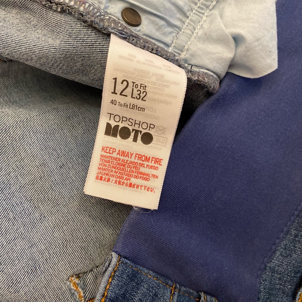 Topshop maternity Jamie jeans Sz 12 - Picture 5 of 7